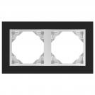 EFAPEL - DOUBLE FRAME GRANITE/ALUMINIUM 90920 TGA LOGUS 90 Petra