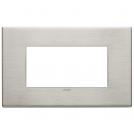 VIMAR - 22654.11 - Plate 4M metal brushed nickel