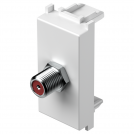 TEM - KM15MW Socket SAT individual 0db 1M, color White matt, Modul