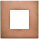 VIMAR - 22642.86 - Plate 2M metal brushed copper