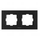 PANASONIC - Double Frame Aluminum Black  WKTF0802-3AB
