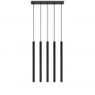 SOLLUX - pendant  lamp PASTELO 5 black  SL.0472