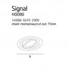 MAXLIGHT - Луна SIGNAL H0086,Ø: 9 см,1 x 50W GU10 230V (3)