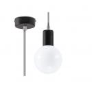 SOLLUX - pendant  luminaire  EDISON grey SL.0151