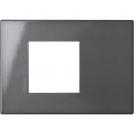 BTICINO - HW4819HS Cover plate Axolute Air 2 modules - anthracite - material: meta