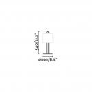FARO - MONTREAL White structure table lamp 24034-04 (4)