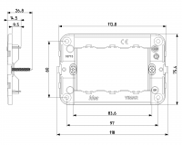 VIMAR - 16713 - Frame 3M +screws (1)