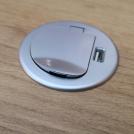GTV Lighting - Desk recessed power socket CHARGER MINI Ø 60 AE-BPW1S1UCH-53 (1)