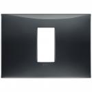 VIMAR - 09671.03 cover plate - 1 centered module slate grey color NEVE UP