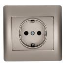 ELMARK - 11214 - GERMAN TYPE SOCKET GREY METALLIC RHYME