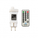 ACA LIGHTING - X0812WFAR ADAPTOR 31VDC 12W 8 FUNCTIONS & IR REMOTE CONTROLLER (ON/OFF+8F+TIMER+DIMMER) MAX 1500 LEDS FUNCTIONS