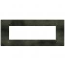 BTICINO - cover plate 7 modules Dark Green Light Now YA4807DG