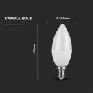 V-TAC - LED Bulb SAMSUNG CHIP 4.5W  E14 6400KSKU 21173 (1)