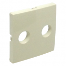 EFAPEL - Face plate for audio sockets  IVORY 90713 TMF LOGUS 90
