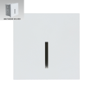 EMITHOR - 70427 LED луна за вграждане в стълбище 1W, 20lm, 4000K, 230V бяла Step line series
