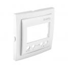 EFAPEL - Face plate for Programable chronothermostat WHITE 90748 TBR LOGUS 90