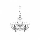 INCANTI - Полилей COSTANZA ICT C8 20 06 CAND 8X42W E14 ARGENTO/NERO (2)