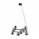 TKLighting - CHANDELIER ANABELLE 8XG9 BLACK 8x8W 6844