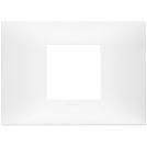 VIMAR - 09672.11 cover plate - 2 centered module matt white color NEVE UP