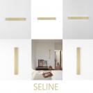 NOVA LUCE - Влагозащитен аплик  Д:60, Ш:2.7, В:7.5 см.  9060612  SELINE ⚡ LED Philips 22W ⚡ 1540Lm ⚡ 3000К ⚡ CRI>90 ⚡ 230V ⚡ IP44 ✴ Злато
