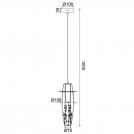 ACA LIGHTING - Пендел  VANI103LEDP (1)
