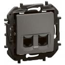 LEGRAND - Socket 2xRJ45 cat. 5e UTP Niloe New NP4331MG