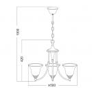 ACA LIGHTING - Chandelier AD80083L 3xE27 (1)