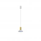 NOWODVORSKI - Hanging lamp  8037 HERMANOS C WHITE/SOLID BRASS • GU10 1x10W only LED  • IP20