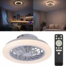 RABALUX - Dimmable fan Ceiling light with remote control Ø14, Н:38 cm.  71348   DALFON ⚡ LED 24W ⚡ 2200lm ⚡ 3000-6500К ⚡ IP20