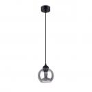 SOLLUX - Пендел ALINO 1 SL.1141 черен E27, 1x60W, 1x15W LED