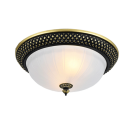 ELMARK - PETRA M CEILING LAMP 2XE27 380mm BLACK - 955PETRA3M/BL