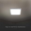 V-TAC - 6W LED Backlit Surface Panel Square 3000K 660lm SKU: 10492 (1)