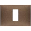 VIMAR - 09671.24 cover plate - 1 centered module matt copper color NEVE UP