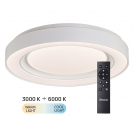 ULTRALUX - LED dimmable SCT ceiling light with remote control white, max.72W, 3000K-6000K, 220-240V AC, round, IP20 SPL4L72RCW