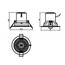 PHILIPS - LED Луна за вграждане Pomeron 7W 2700K DIM Бял 59556.31.E0 (4)