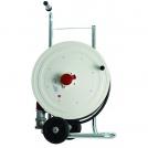 SCAME - Industrial cable reel IP44 ROLLER 450 cable H07RN-F 30mx4mm2 input 3P+N+E 32A and exit 1x3P+N+E 32A with wheels - 749.3005-354