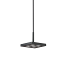 IDEAL LUX - Пендел   GARAGE SP4 SQUARE NERO 205830