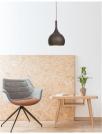 NOVA LUCE - Pendant luminaire  NUORESE 8942203  E27 1x40W Bulb Excluded D: 24 H1: 35 H2: 120 cm