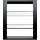VIMAR - 16749.16 - Classica plate 18M techn. black