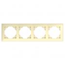 EFAPEL - FOUR GANG FRAME GOLD 90940 TDU LOGUS 90 Aquarella