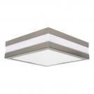 KANLUX - Ceiling-mounted light fitting with replaceable light source JURBA DL nickel  2xmax18W E27 IP44 CFL/LED 8981