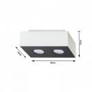 SOLLUX - Celling lamp Mono 2 white SL.0067 (2)