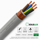 КАБЕЛ - Copper Shielded Cable 300/500V CPR Cca-s3,d1,a3, 4×0,5 mm², FR2OH2R16