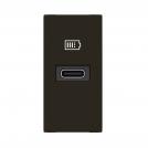 LEGRAND - Mosaic™ - 1 module USB single port type C Power delivery - 20W - Black 77692L (2)