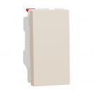 SCHNEIDER ELECTRIC - NU310644 New Unica - Button NO 10A screwless 1 module ivory