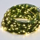 ACA LIGHTING - 50 LED STRING LIGHTS WW GREEN COPPER WIRE & BATTER.3xAA IP20 5m+10cm X0150151
