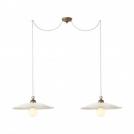 INCANTI - pendant luminaire LEA 02-804 STRUCTURA SU 2X42W E27 AB (1)