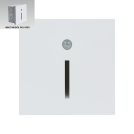 EMITHOR - 70426 LED луна за вграждане в стълбище със сензор 1W, 20lm, 4000K, 230V бяла Step line series