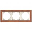 EFAPEL - TRIPLE FRAME CHERRY/PEARL 90930 TJP LOGUS 90 Arbore