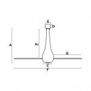 FARO - ETERFAN Matt black/transparent ceiling fan with DC motor 32003WP (1)